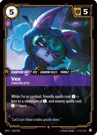 Vex – Cheerless (146) Foil - Spiritforged