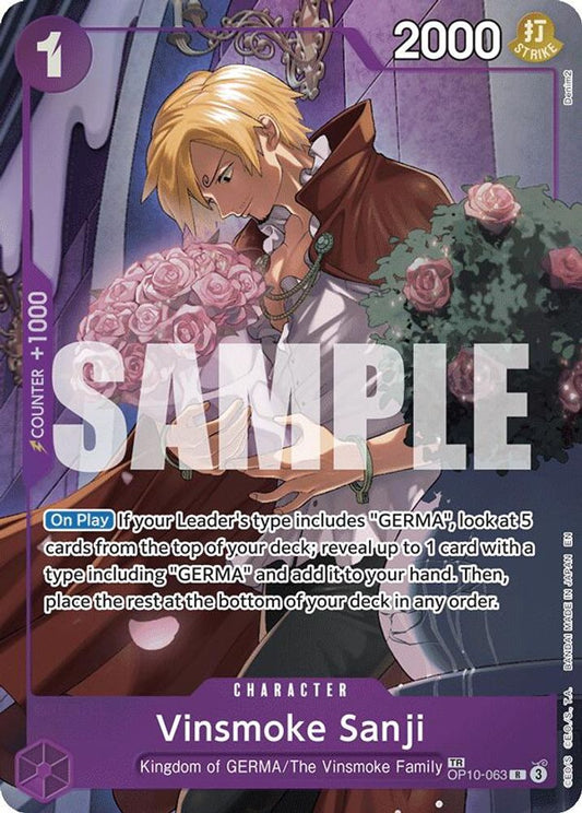 Vinsmoke Sanji (TR) (OP10-063) Foil