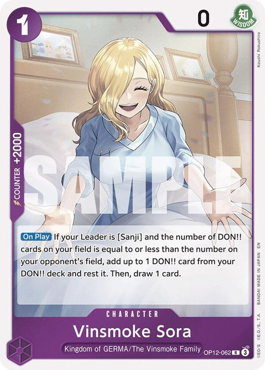 Vinsmoke Sora (OP12-062) Foil