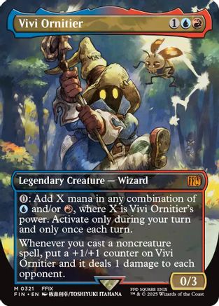 Vivi Ornitier (Borderless) (321) Foil - FINAL FANTASY