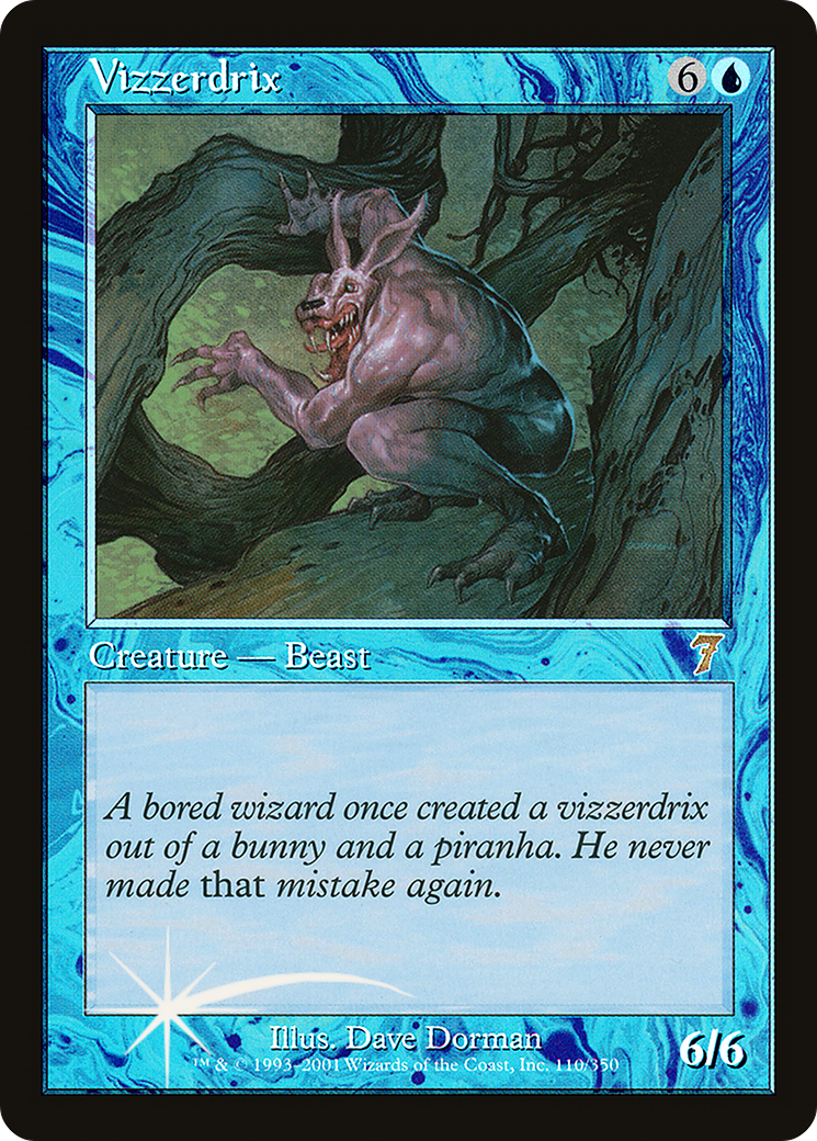 Vizzerdrix (110) Foil - Seventh Edition