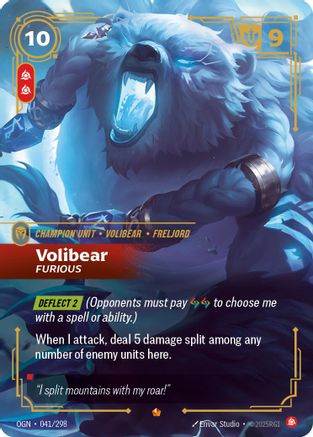 Volibear – Furious (041) Foil - Origins