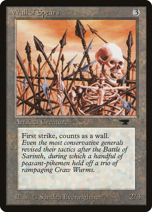 Wall of Spears - Antiquities