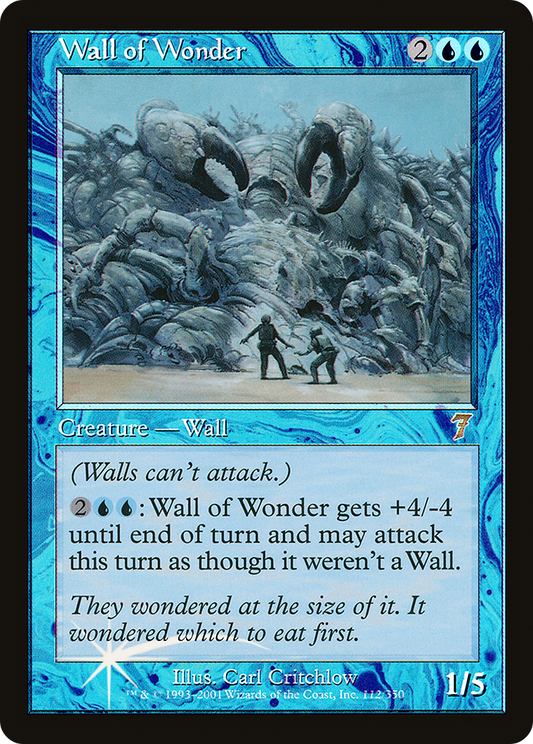 Wall of Wonder (112) Foil - Seventh Edition