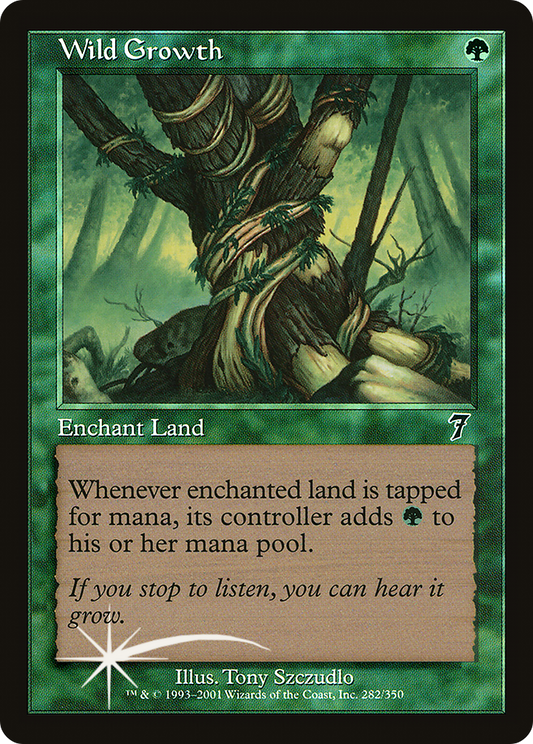 Wild Growth (282) Foil - Seventh Edition