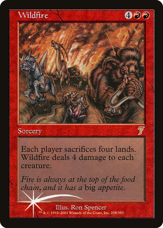 Wildfire (228) Foil - Seventh Edition