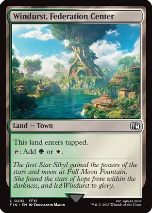 Windurst, Federation Center (292) Foil - FINAL FANTASY