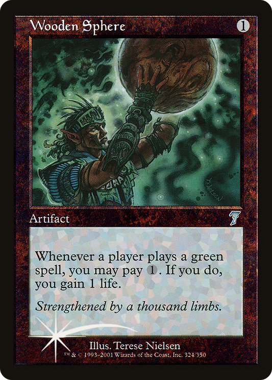 Wooden Sphere (324) Foil - Seventh Edition