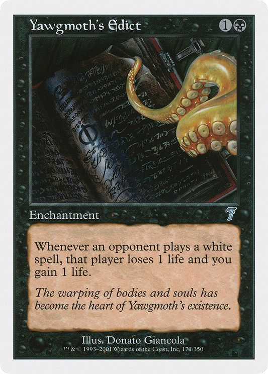 Yawgmoth's Edict (171) - Seventh Edition
