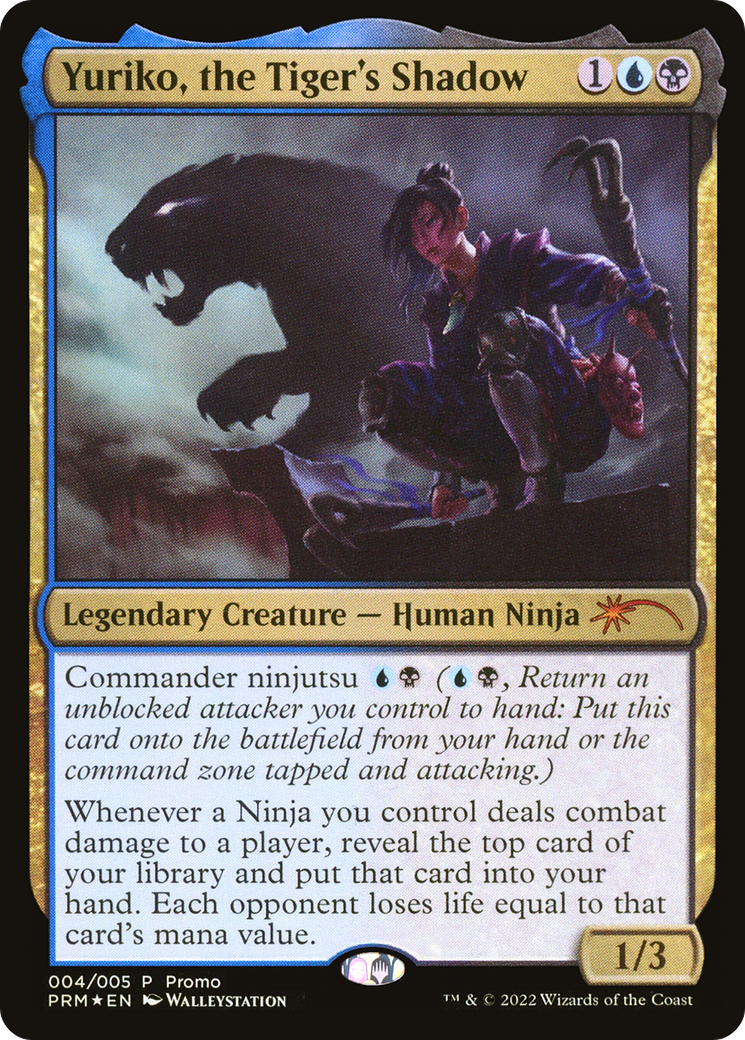 Yuriko, the Tiger's Shadow (004) (Year of the Tiger 2022) Foil - Standard Showdown Promos