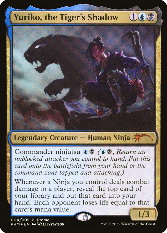 Yuriko, the Tiger's Shadow (004) (Year of the Tiger 2022) Foil - Standard Showdown Promos