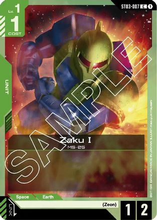Zaku I (ST03-007) - Starter Deck 03: Zeons Rush