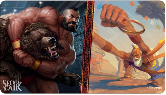 Secret Lair Drop Street Fighter Playmat Zangief & Dhalsim-Silver Goblin