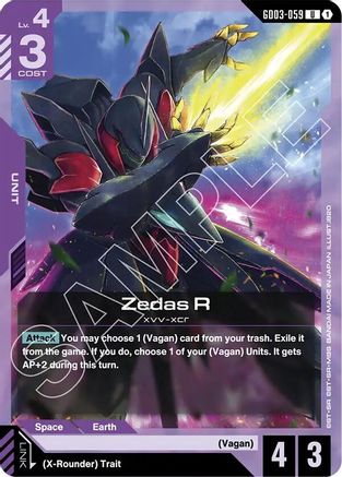 Zedas R (GD03-059) - Steel Requiem