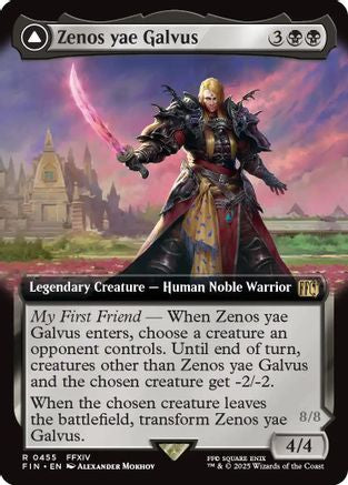 Zenos Yae Galvus // Shinryu, Transcendent Rival (Extended Art) (455) Foil - FINAL FANTASY