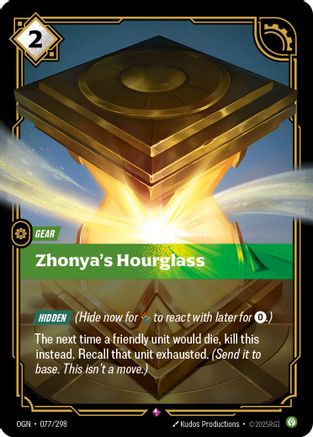 Zhonya's Hourglass (077) Foil - Origins