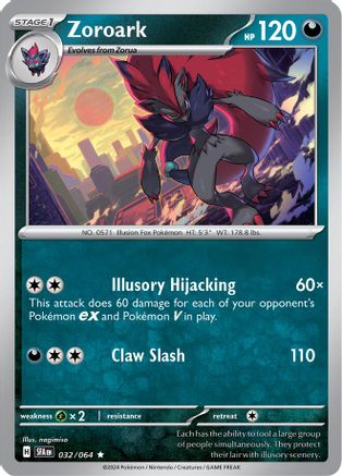 Zoroark (32) Holofoil - Shrouded Fable