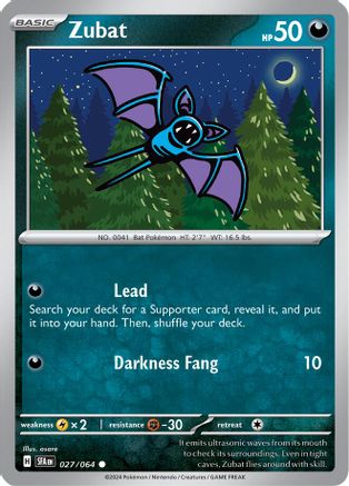 Zubat (27) - Shrouded Fable