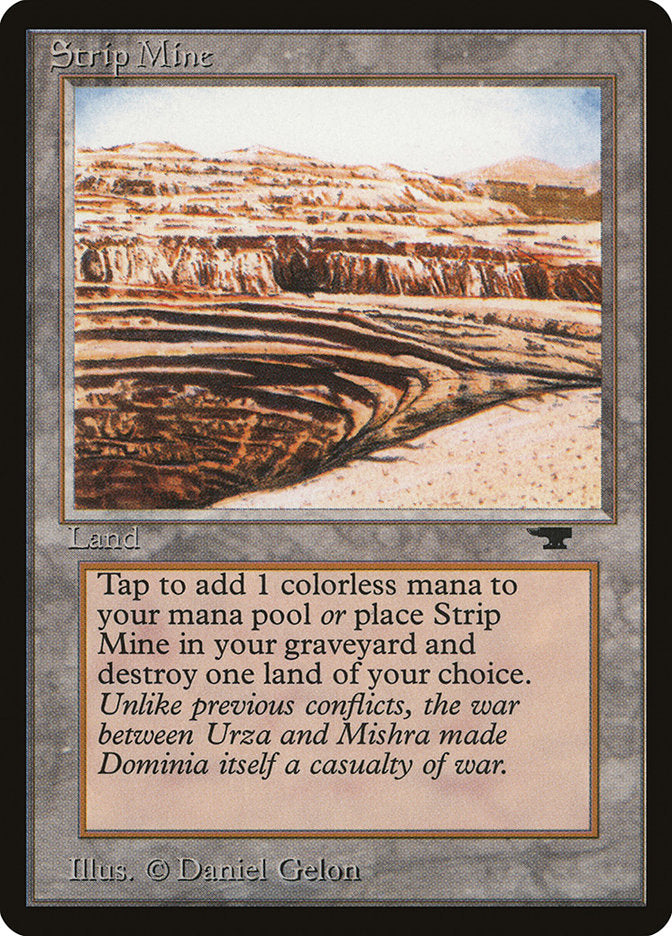 Strip Mine (Sloped Horizon) [Antiquities] | Silver Goblin
