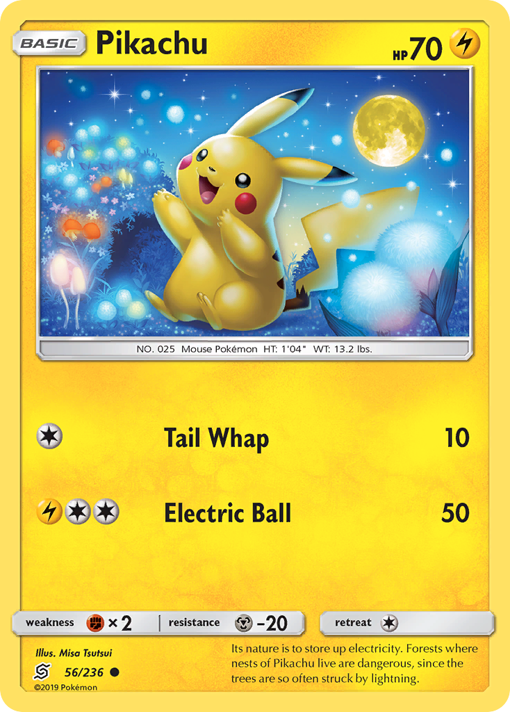 Pikachu (56/236) [Sun & Moon: Unified Minds] | Silver Goblin