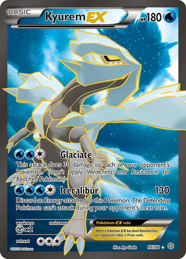 Kyurem EX (86/98) [XY: Ancient Origins] | Silver Goblin