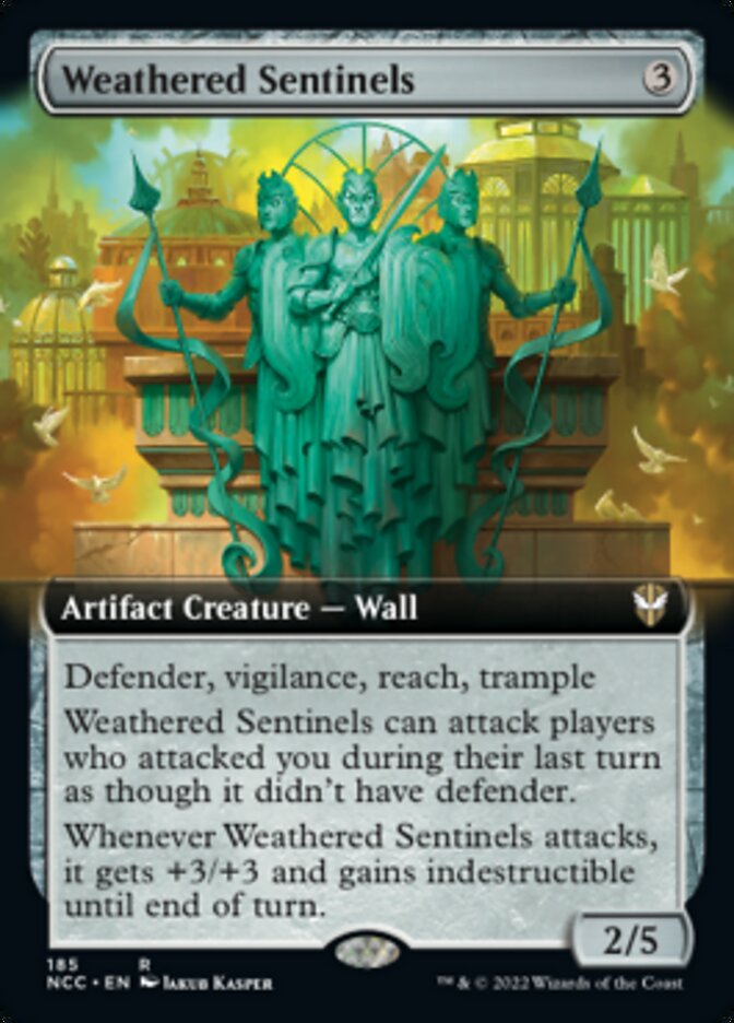 Weathered Sentinels (Extended Art) [Streets of New Capenna Commander] | Silver Goblin