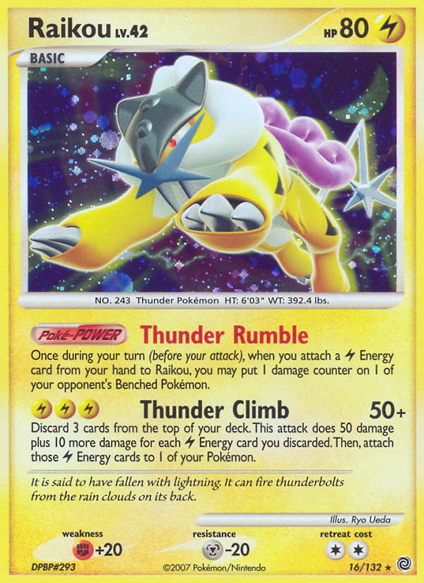 Raikou (16/132) [Diamond & Pearl: Secret Wonders] | Silver Goblin