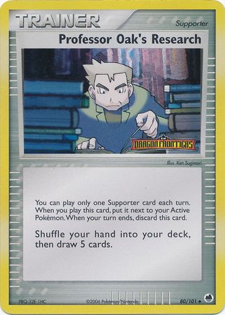 Professor Oak's Research (80/101) (Stamped) [EX: Dragon Frontiers] | Silver Goblin