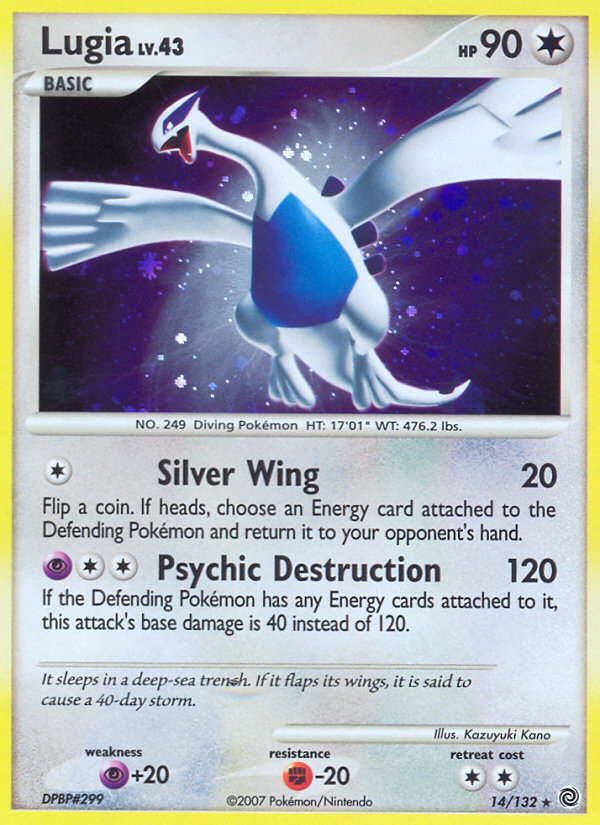 Lugia (14/132) [Diamond & Pearl: Secret Wonders] | Silver Goblin