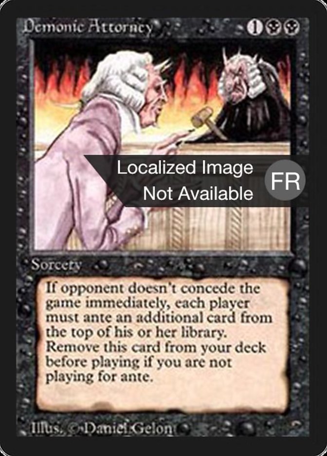 Demonic Attorney [Foreign Black Border] | Silver Goblin