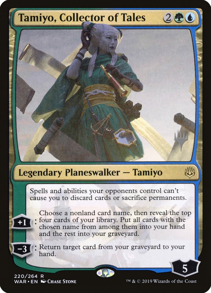 Tamiyo, Collector of Tales (Promo Pack) [War of the Spark Promos] | Silver Goblin
