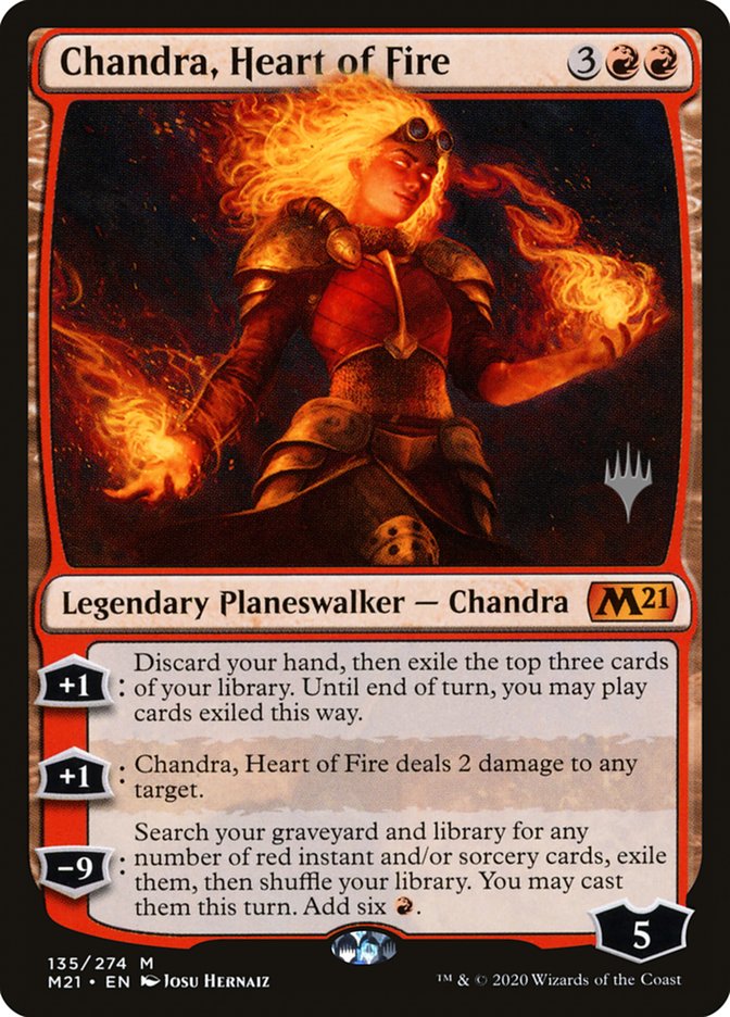 Chandra, Heart of Fire (Promo Pack) [Core Set 2021 Promos] | Silver Goblin