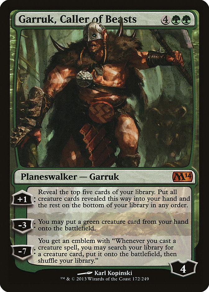 Garruk, Caller of Beasts [Magic 2014] | Silver Goblin