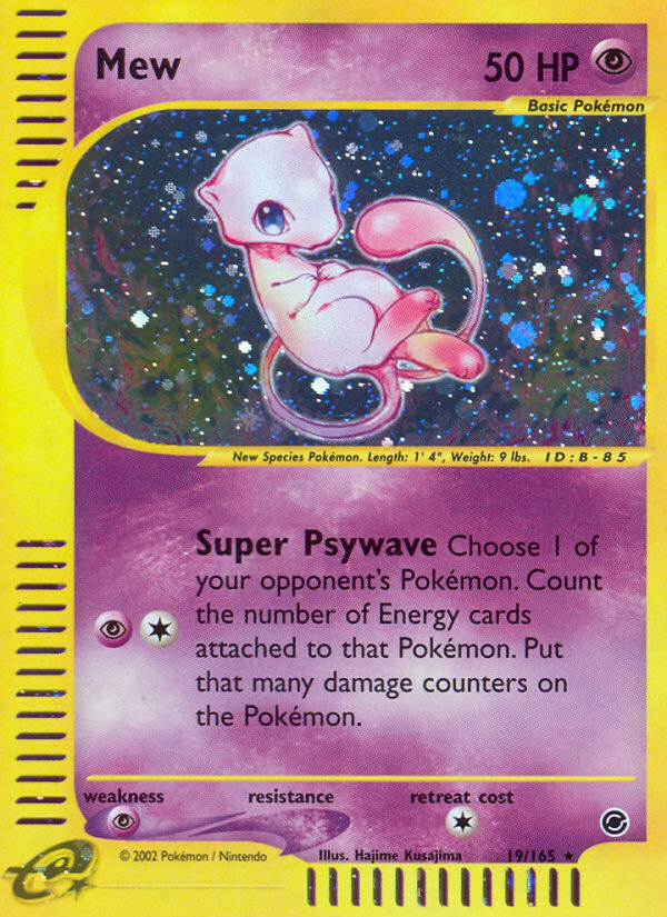 Mew (19/165) [Expedition: Base Set] | Silver Goblin