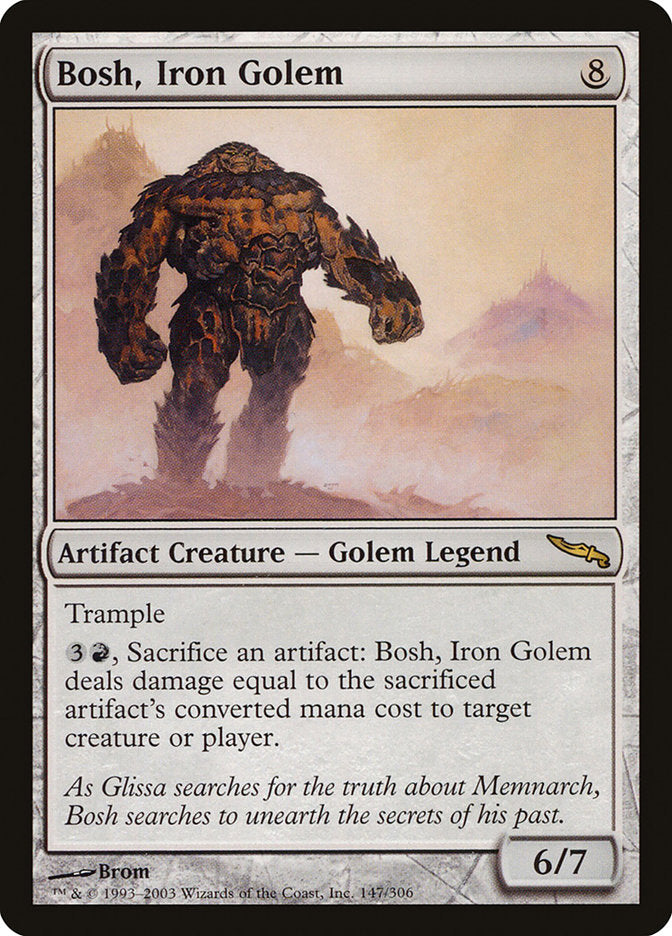 Bosh, Iron Golem [Mirrodin] | Silver Goblin