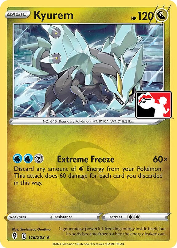 Kyurem (116/203) [Prize Pack Series One] | Silver Goblin