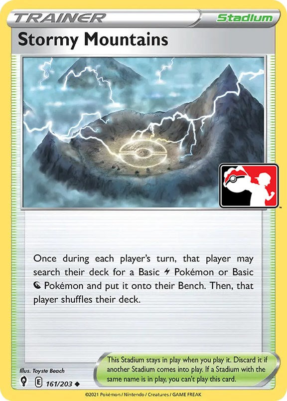 Stormy Mountains (161/203) [Prize Pack Series One] | Silver Goblin