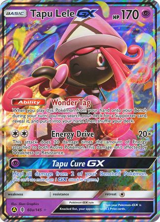 Tapu Lele GX (60a/145) (Alternate card) (Jumbo Card) [Sun & Moon: Guardians Rising] | Silver Goblin