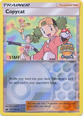 Copycat (127/168) (Regional Championship Promo Staff) [Sun & Moon: Celestial Storm] | Silver Goblin