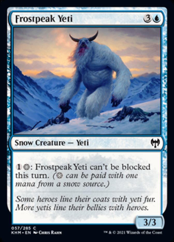 Frostpeak Yeti [Kaldheim] | Silver Goblin