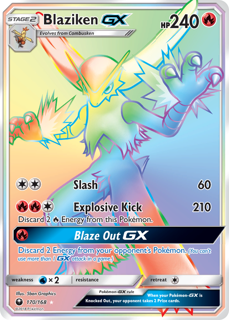 Blaziken GX (170/168) [Sun & Moon: Celestial Storm] | Silver Goblin