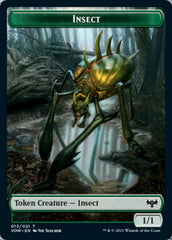 Insect // Boar Double-Sided Token [Innistrad: Crimson Vow Tokens] | Silver Goblin