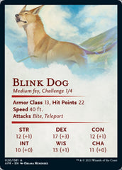 Blink Dog Art Card [Dungeons & Dragons: Adventures in the Forgotten Realms Art Series] | Silver Goblin
