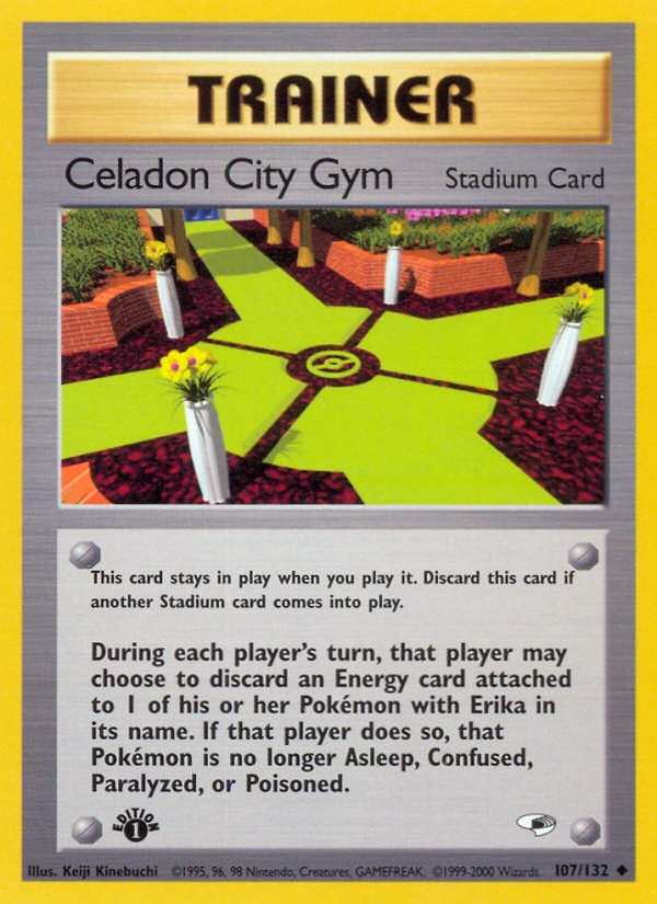 Celadon City Gym (107/132) [Gym Heroes 1st Edition] | Silver Goblin