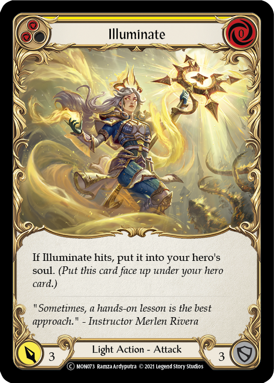 Illuminate (Yellow) [U-MON073] (Monarch Unlimited)  Unlimited Normal | Silver Goblin