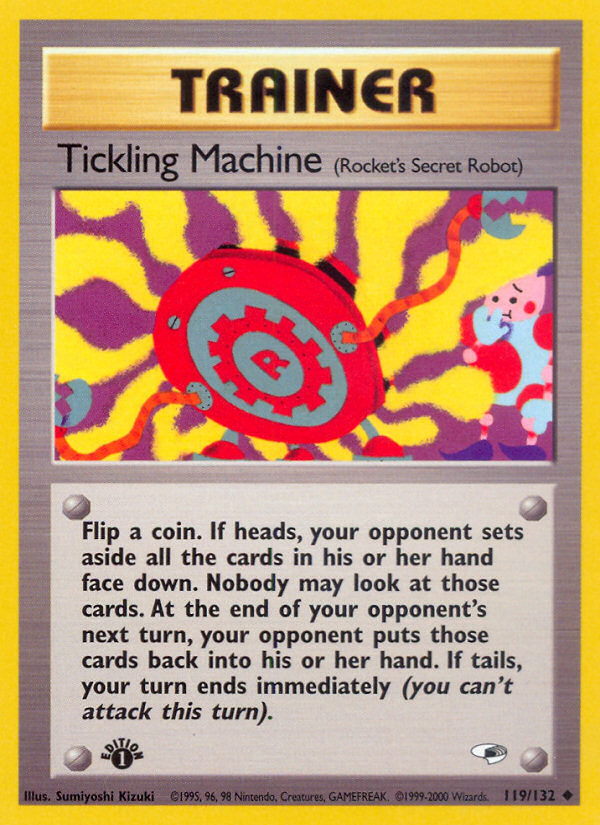 Tickling Machine (119/132) [Gym Heroes 1st Edition] | Silver Goblin