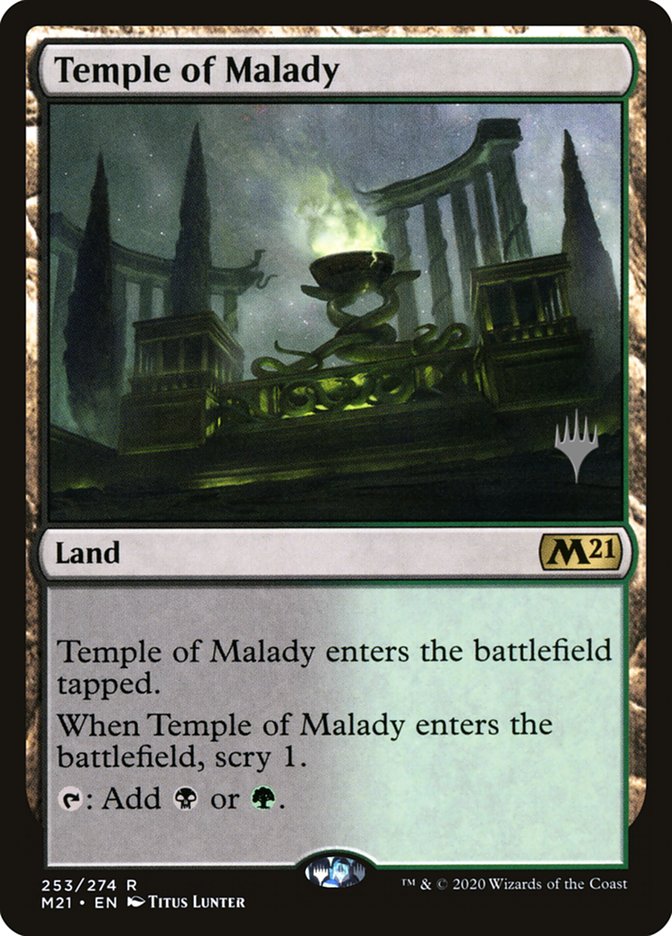 Temple of Malady (Promo Pack) [Core Set 2021 Promos] | Silver Goblin