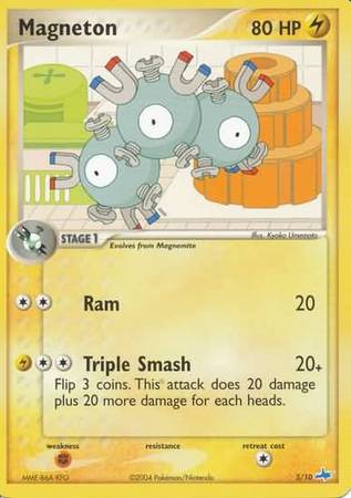 Magneton (5/10) [EX: Trainer Kit - Latios] | Silver Goblin