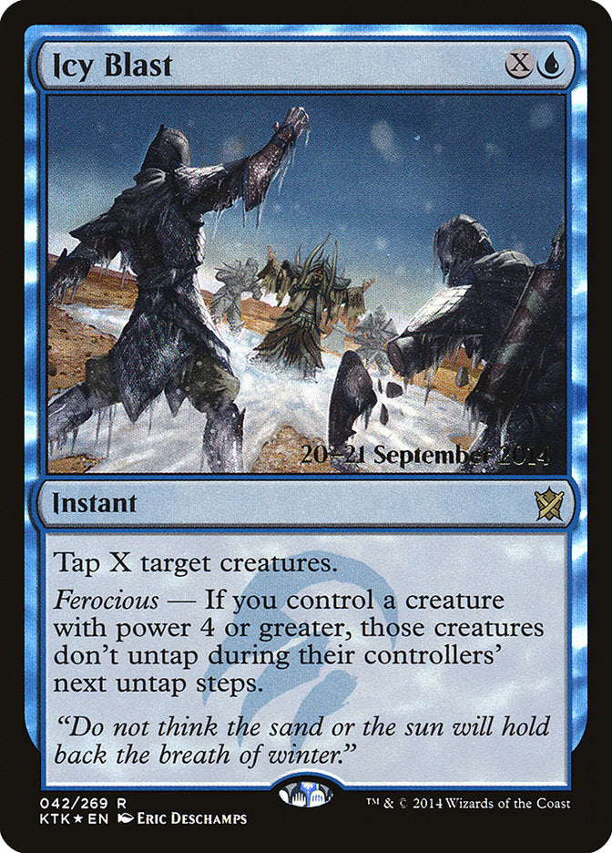 Icy Blast [Khans of Tarkir Prerelease Promos] | Silver Goblin