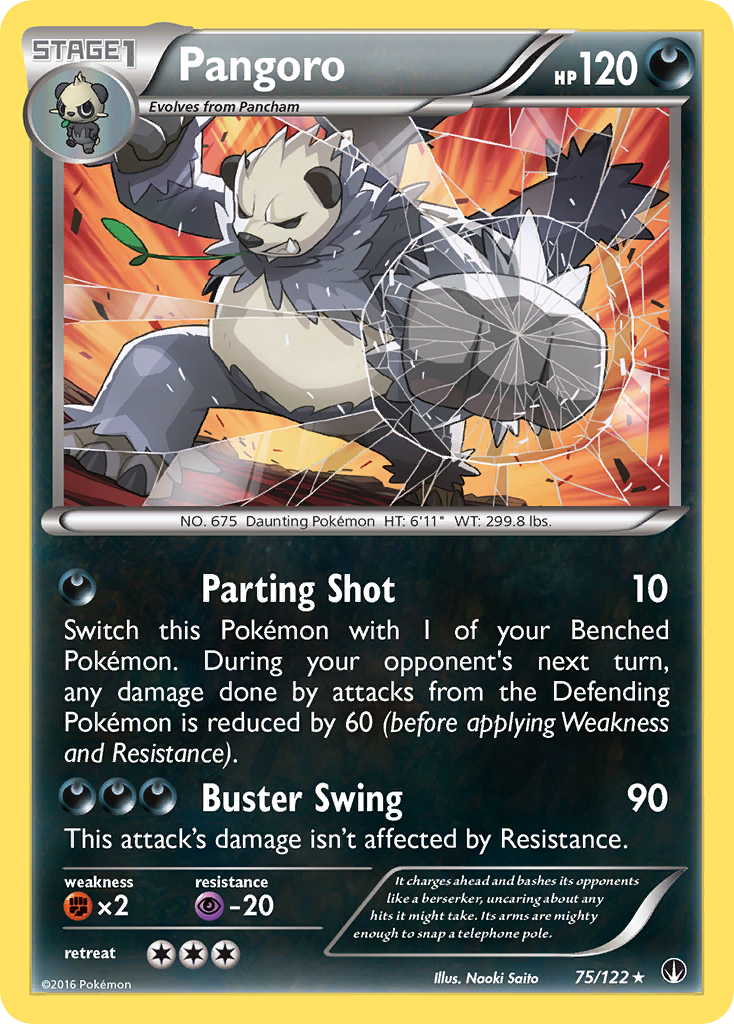 Pangoro (75/122) [XY: BREAKpoint] | Silver Goblin